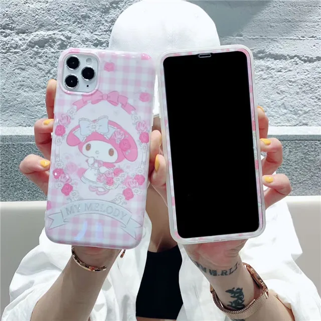 Мультяшный узор для iPhone 11 Pro Max 6 6s 7 8 Plus XS X XR мягкий чехол телефона + закаленное