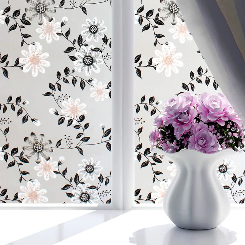 Самоклеящаяся оконная наклейка изоляционная матовая стеклянная пленка