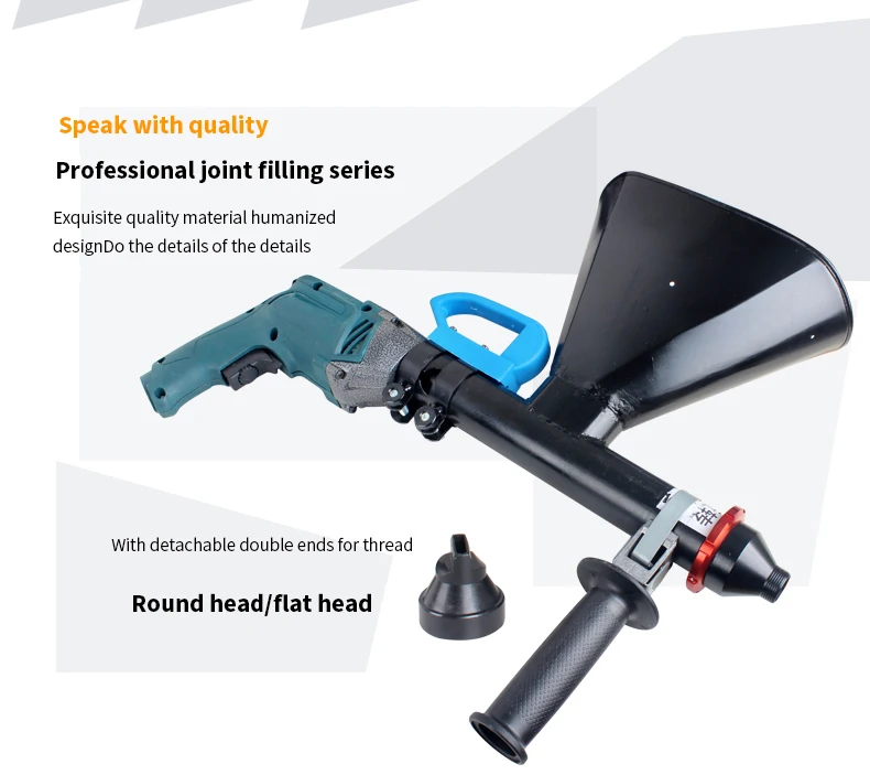 An Jieshun electric anti-theft door cement mortar grouting machine caulking gun electric automatic caulking cement grouting