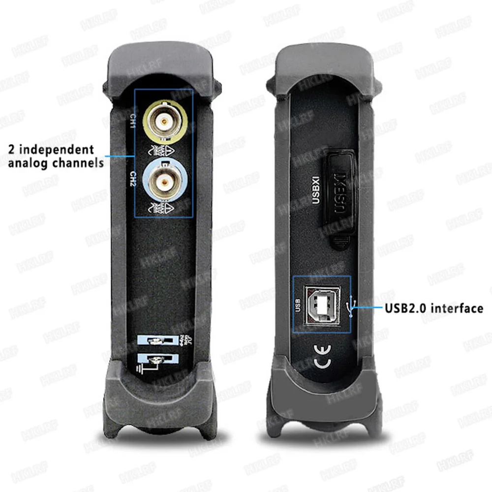 USB-осциллограф Hantek 6022BL 2 цифровых канала пропускная способность 20 МГц частота