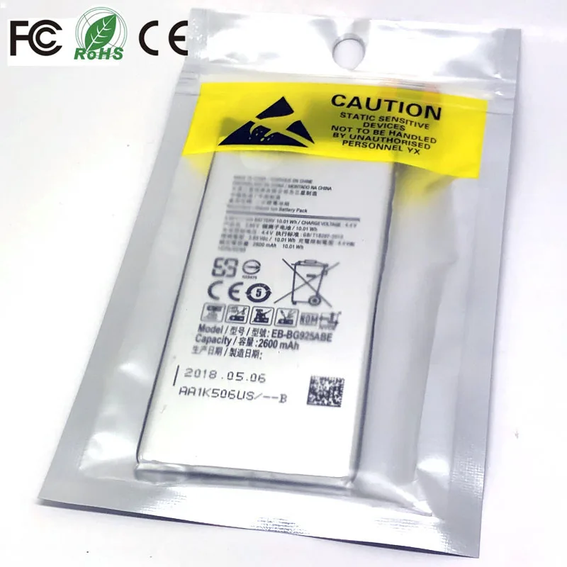 EB BG925ABE батарея для Samsung Galaxy S6 край S6Edge G9250 G925 G925F G925I G925A G925T G925V G925P G925S G925FQ G925W