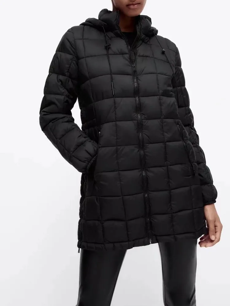 Женская Повседневная осенняя куртка ZA универсальная переносная хлопковая