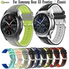 Ремешок силиконовый мягкий для Samsung Gear S3 Frontier Classic  Galaxy Watch 46 мм, браслет для смарт-часов, 22 мм