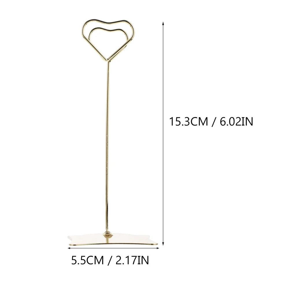 

2pcs Metal Menu Folder Table Holder Meal Menu Clip Table Number Holder