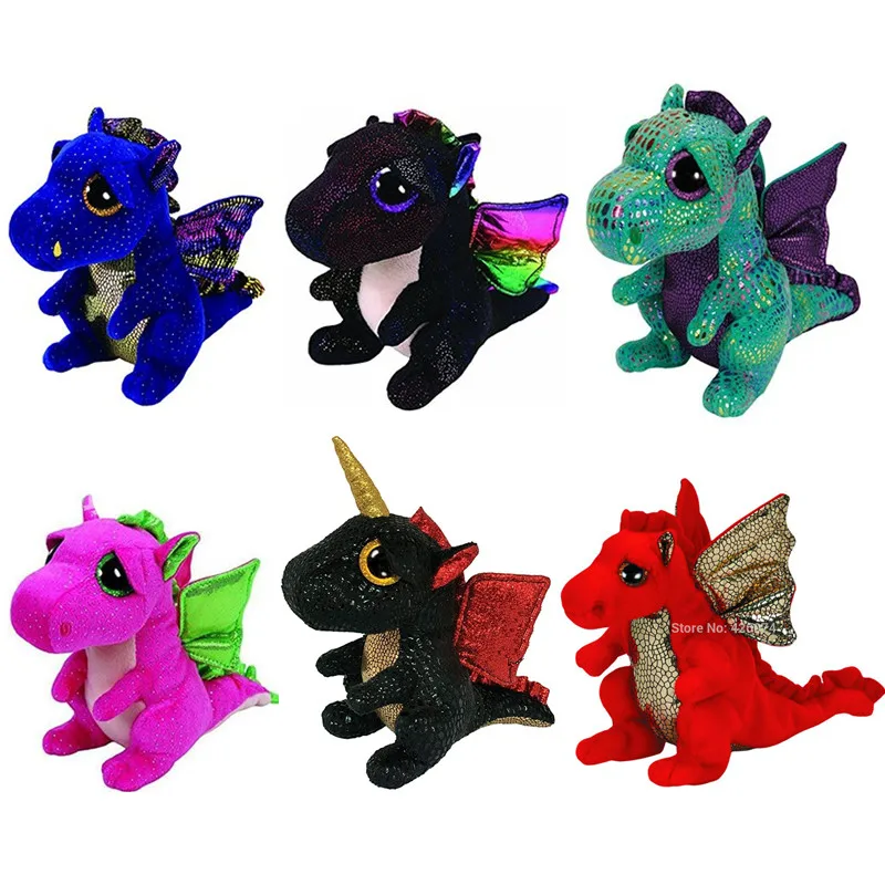 

New Big Eyed Dragon Plush Kids Stuffed Animals Toys For Children Gifts 15CM/25CM