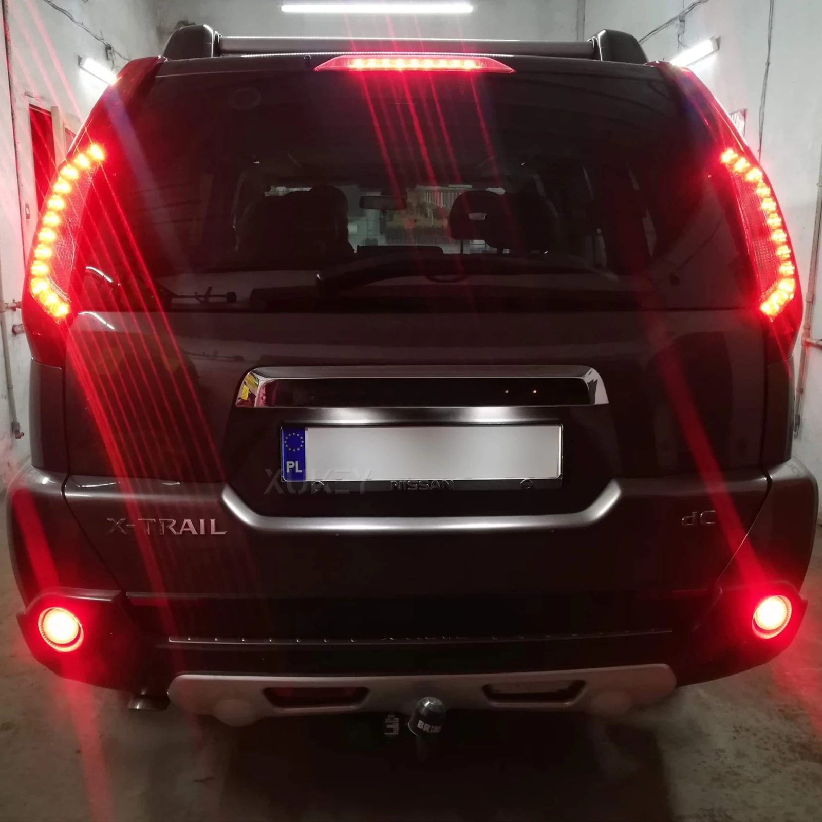 2 шсветодиодный Автомобильные светодиодные фонари для заднего бампера Nissan Qashqai