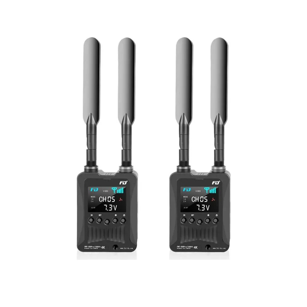 

KUANI FWT-300Pro 1000ft Wireless Video Transmitter Receiver 300m 4K UHD Transmission HDMI for Camera DSLR pk Hollyland mars 400S