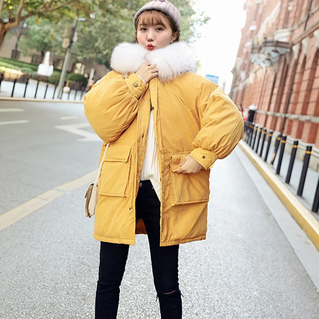 JAYCOSIN 2019 New Fashion Slim Women Winter Jacket Cotton Padded Warm Thicken Ladies Coat Long Coats Parka Womens Jackets 822W | Женская