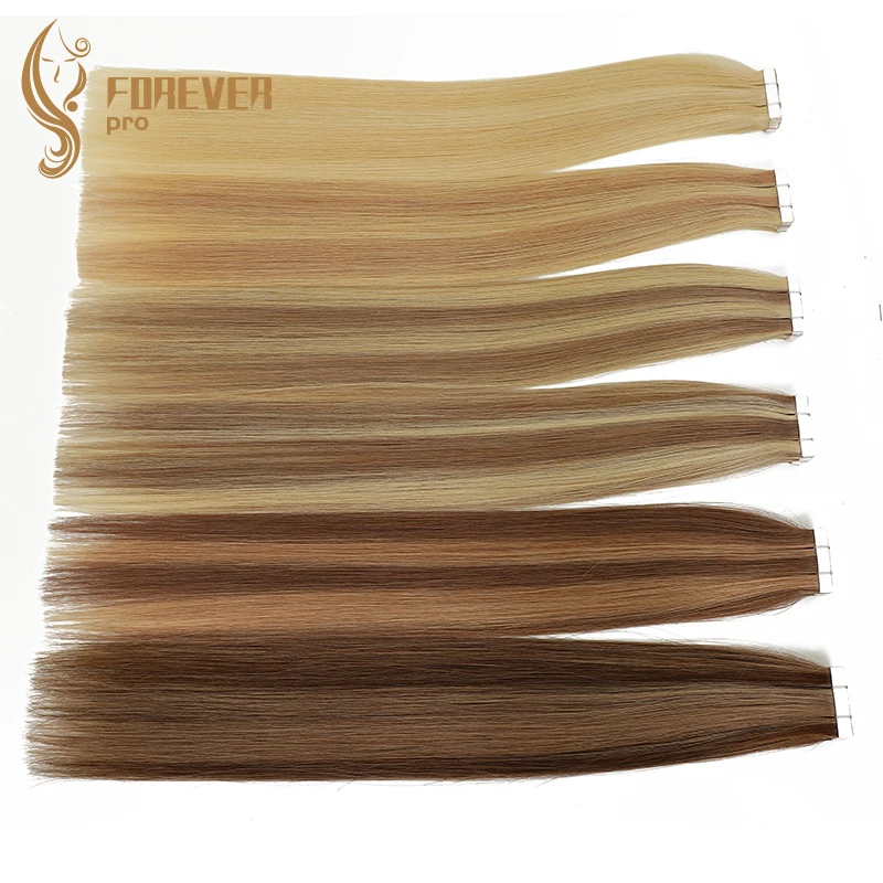 Накладные человеческие волосы на ленте 100% натуральные без повреждения кутикулы