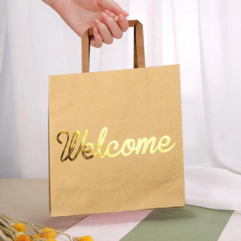 OurWarm 5 шт. высококачественные бумажные пакеты из крафт бумаги оптом идеальные