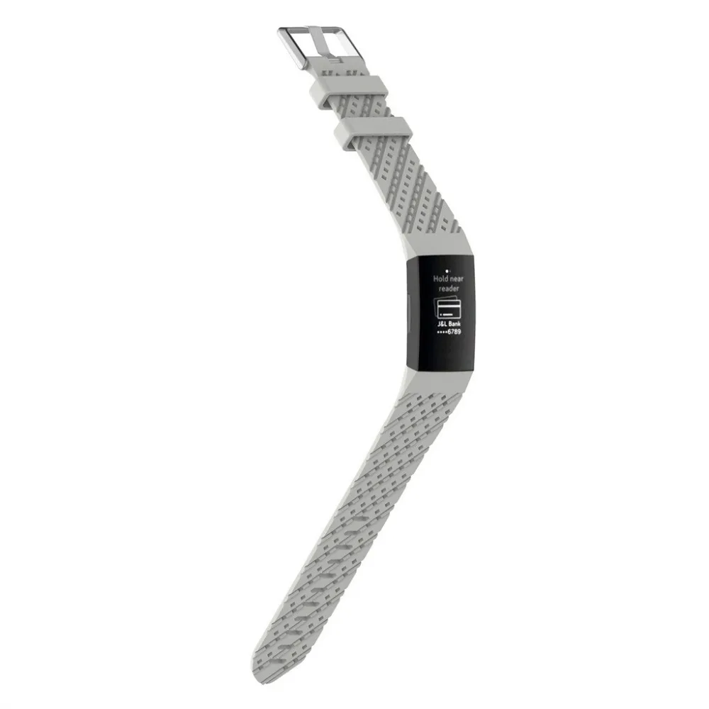 Браслет ремешок для fitbit модный спортивный дышащий силиконовый браслет ремешок для Fitbit Charge 3 Прямая поставка