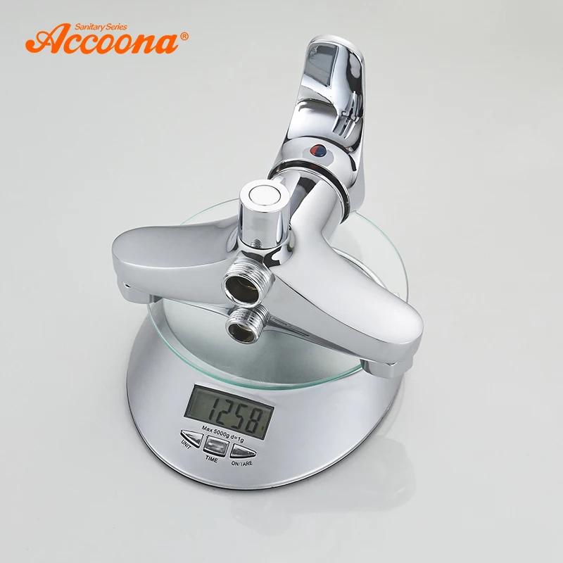 Accoona выпуск крана для ванны хромированная труба с душевой головкой набор душа из