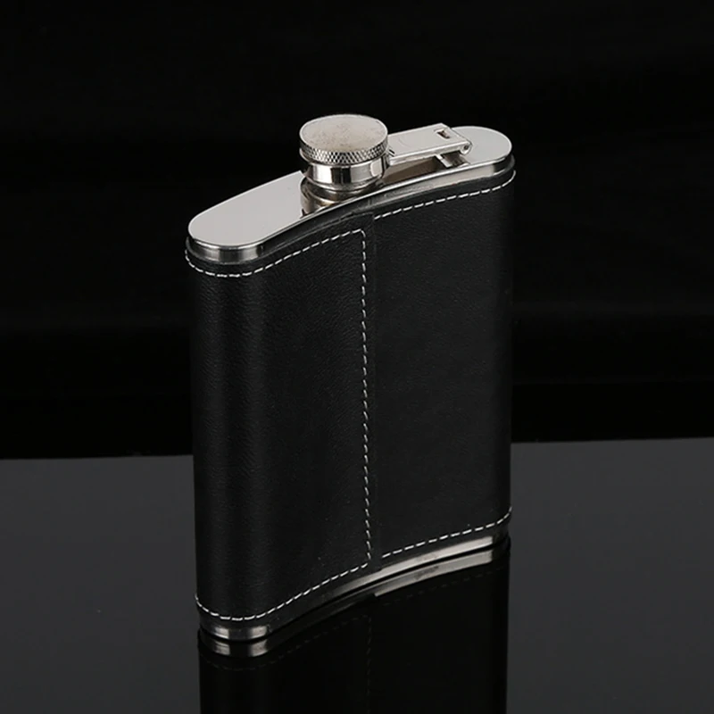 Фляга для виски 5 унций портативная карманная фляжка спирта из нержавеющей