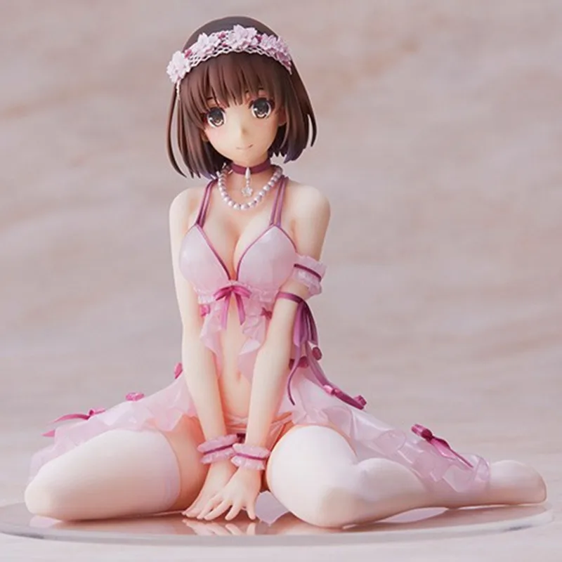 JP фигурка сексуальная девушка Saenai Heroine No Sodatek kateu Megum сидя положение ПВХ Коллекция