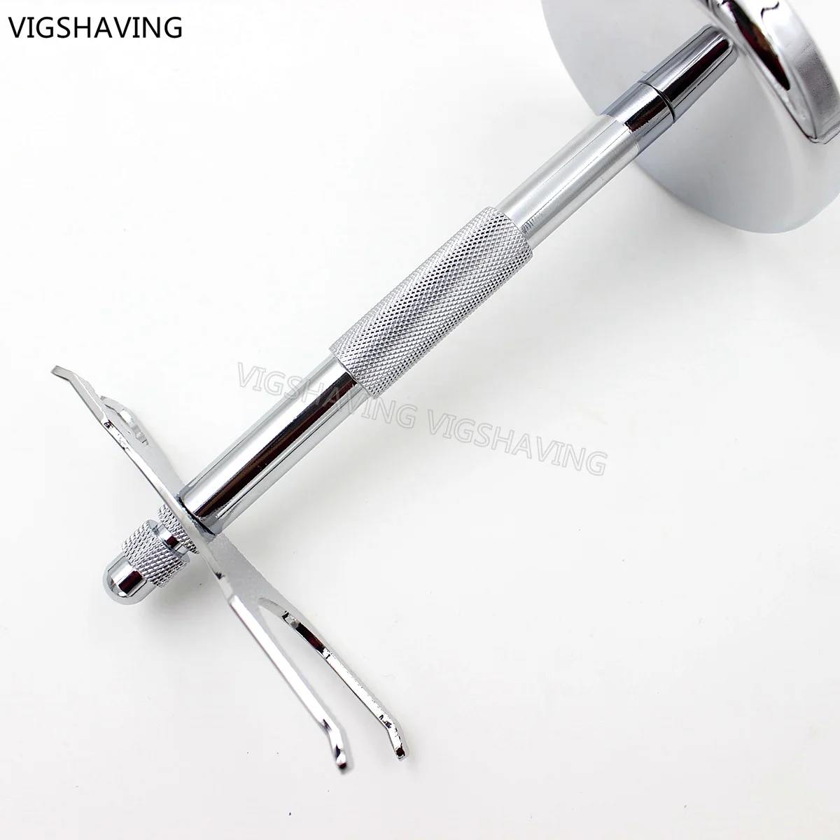 Хромированная Металлическая кисть для бритья и бритвенная подставка бритвенных