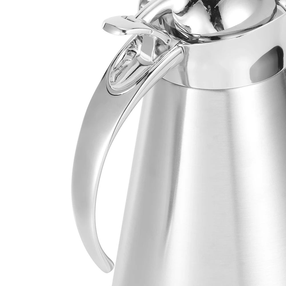 2Л Серебряный шлифовальный двухслойный вакуумный термоизоляционный чайник из