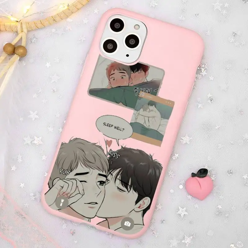 

BJ Alex DIY Phone Case Candy Color Pink for iPhone 11 pro XS MAX 8 7 6 6S Plus X 5S SE 2020 XR