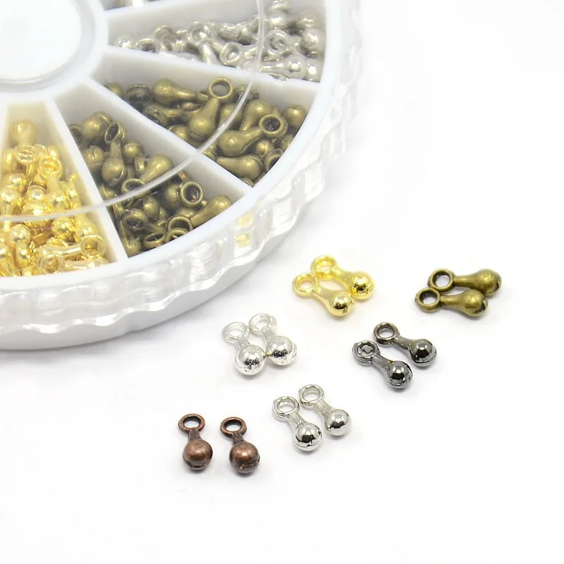 

Hot sale DIY handmade alloy accessories tail chain/extension chain ending water drop small pendant