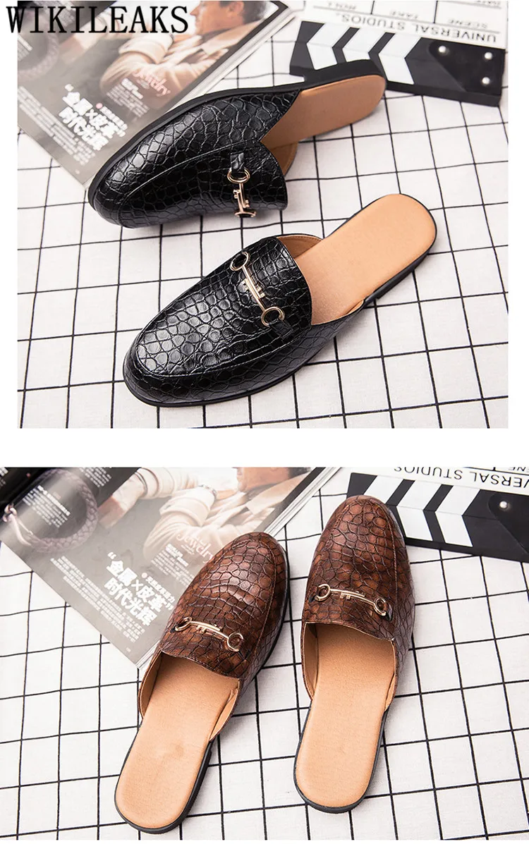 Кожаные тапочки; Мужская обувь; пляжные сандалии для мужчин; zapatos de los hombres zapatillas; дизайнерские шлёпанцы; модная пляжная обувь; шлепанцы