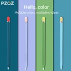 Силиконовый чехол PZOZ для Apple Pencil 1, цветной защитный чехол из силикагеля для iPad, планшета, сенсорного стилуса