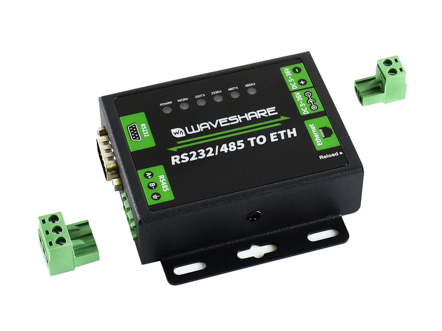 Сетевой порт RS232/485 к ETH модуль двойной последовательный Ethernet RJ45 промышленный