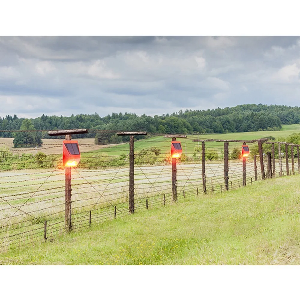 Солнечная сигнализация 8 светодиодов 2 режима индукционный инфракрасный