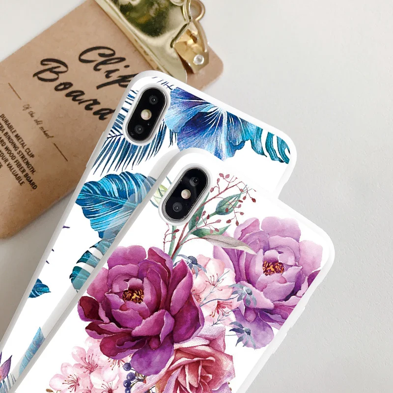 luxury soft tpu case for xiaomi mi poco x3 nfc f3 11 m3 redmi note 9 10 pro 9s 10t 9t 8t 8 lite 9a 7a 7 flower phone cover funda free global shipping