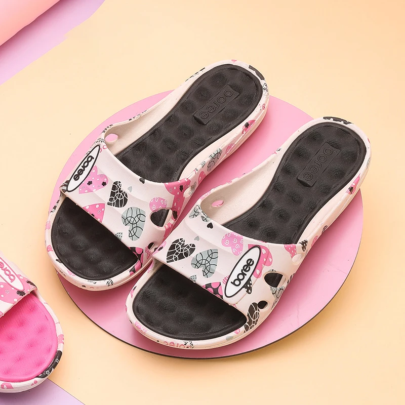 Сланцы BOREE женские домашние удобные мягкие тапочки Нескользящие Эва плоская