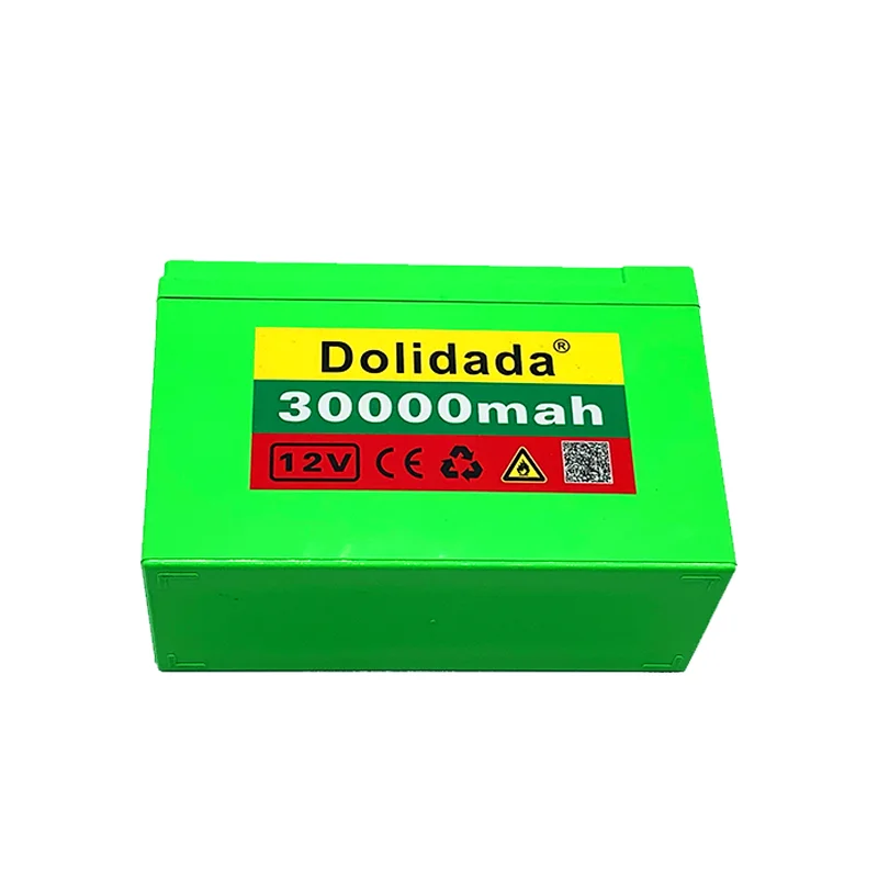 

12V 30Ah 18650 lithium battery pack + 12.6V 3A charger, built-in 30Ah high current BMS, used for sprayer, 12V power supply