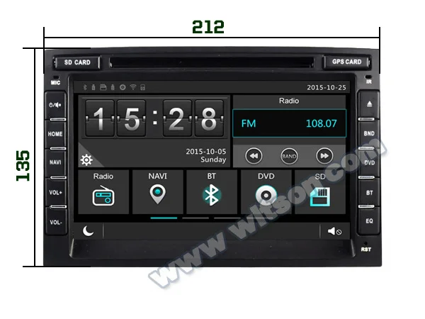 Автомобильный мультимедийный плеер WITSON стерео GPS DVD радио навигация Android экран 11