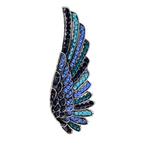 cindy xiang rhinestone wings brooches for women vintage fashion coat accessories 3 colors available