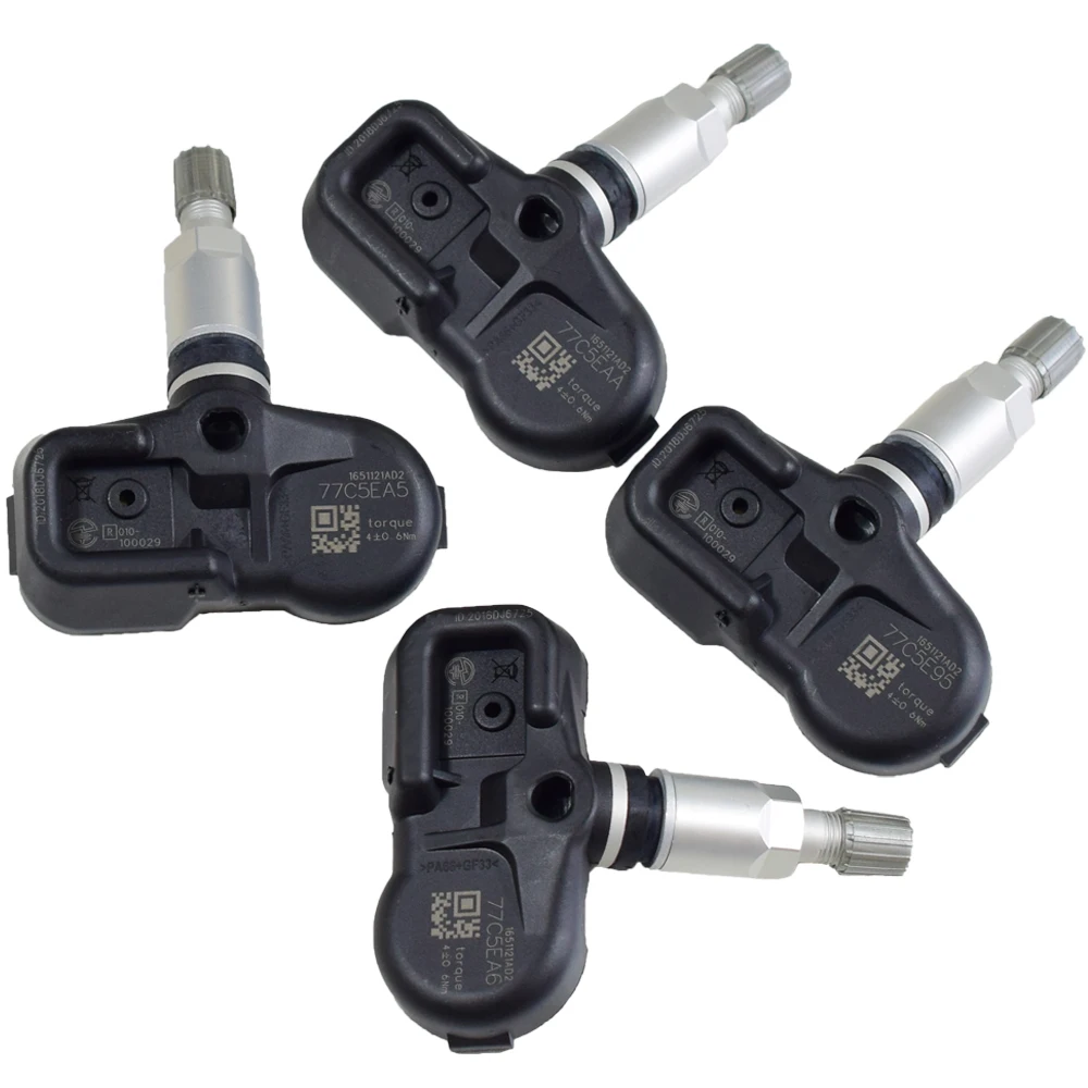 Датчик контроля давления в шинах 4 шт. 42607-33021 315 МГц TPMS датчик для Toyota Tacoma Venza Yaris Scion