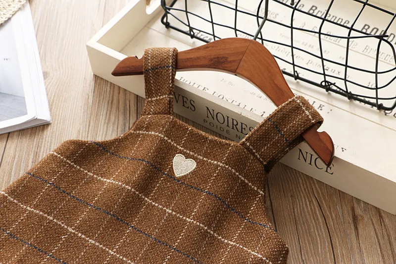 Комплект одежды для девочек куртка с длинным рукавом и платье комбинезон