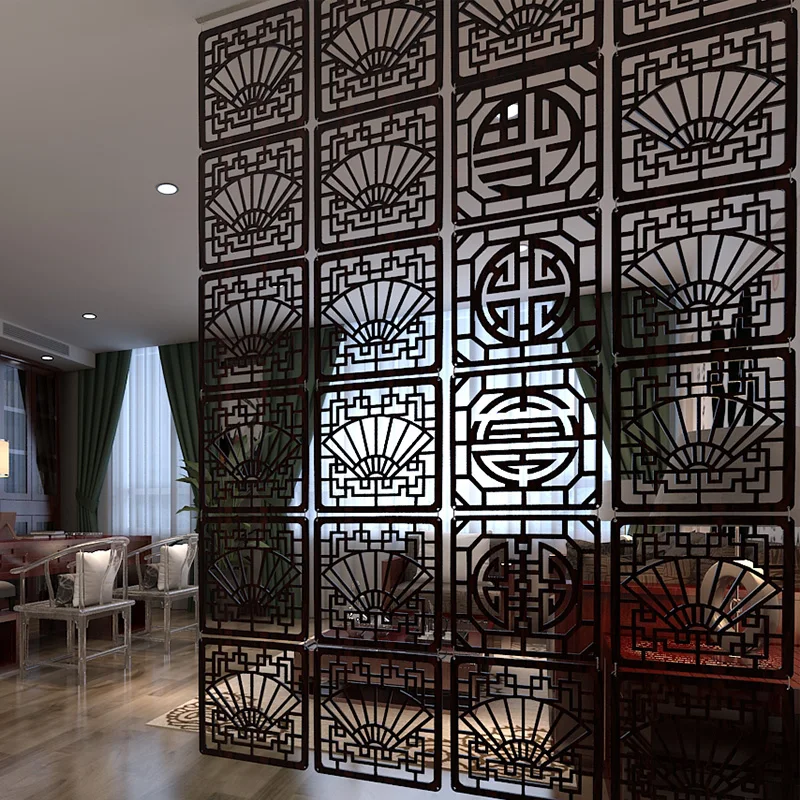 Современный полый подвесной экран гостиная спальня ТВ фон настенные наклейки