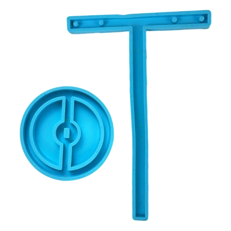 

97QE Display Stand Hanger Epoxy Resin Mold Earring Hook up Casting Silicone Mould DIY Crafts Making Tool