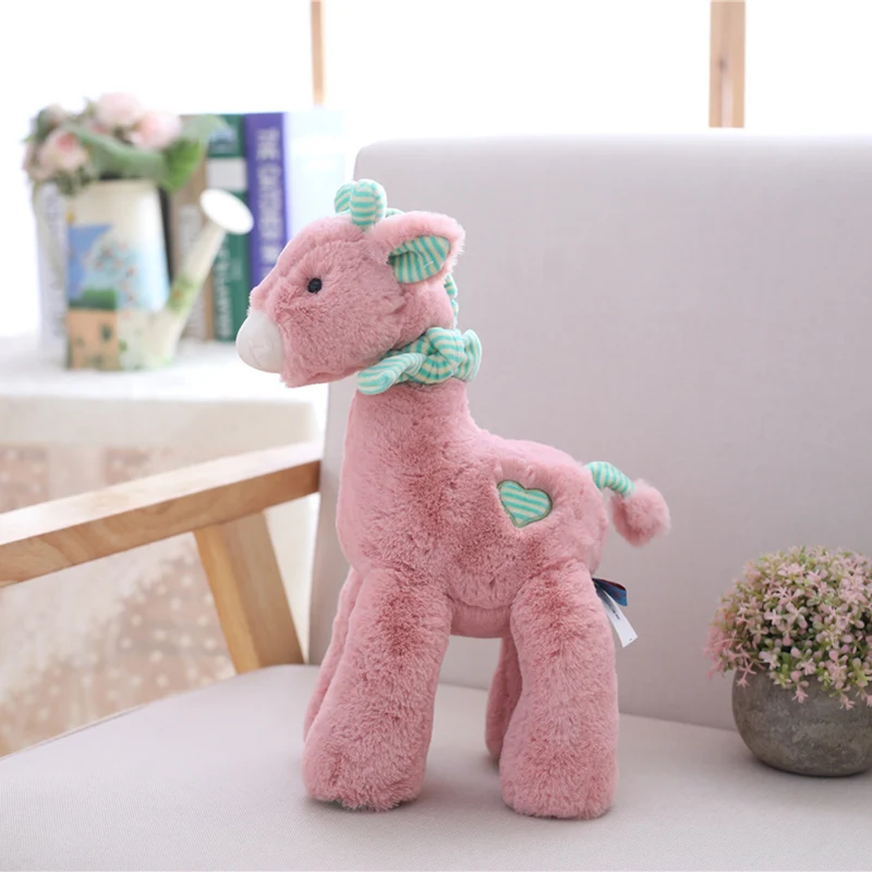 Симпатичные Мультяшные животные плюшевые Бэмби Куклы супер милая искусственная