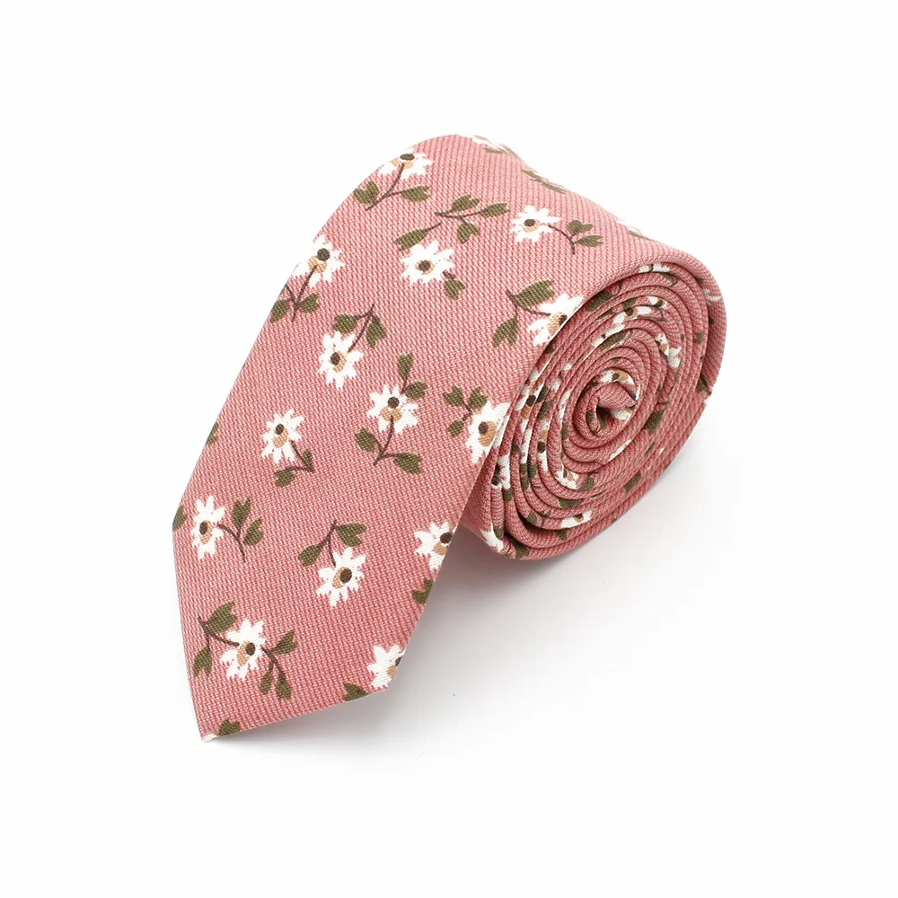 

6cm Floral Jacquard Necktie For Men Skinny Corbatas Gravata Jacquard Woven Slim Tie Business Neck Tie Custom Logo