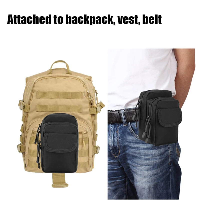 Тактический EDC пакет Молл военный чехол для телефона на открытом воздухе поясной