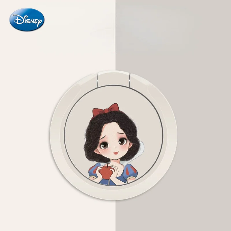 

Disney Snow White mobile phone ring buckle bracket car multifunctional magnetic sticky metal Cell phone universal ring buckle