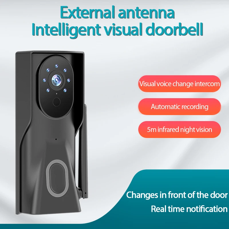 

Визуальный дверной звонок беспроводной умный дверной звонок Wi-Fi водонепроницаемый домашний мониторинг Ubox видео голосовой домофон внутренняя машина Dingdong