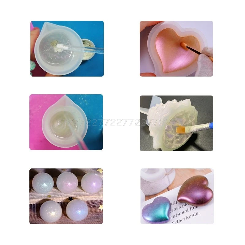 

4 Pcs/set Mixed Color Resin Jewelry DIY Making Craft Glowing Powder Luminous Pigment Set Crystal Epoxy Material S07 19 dropship