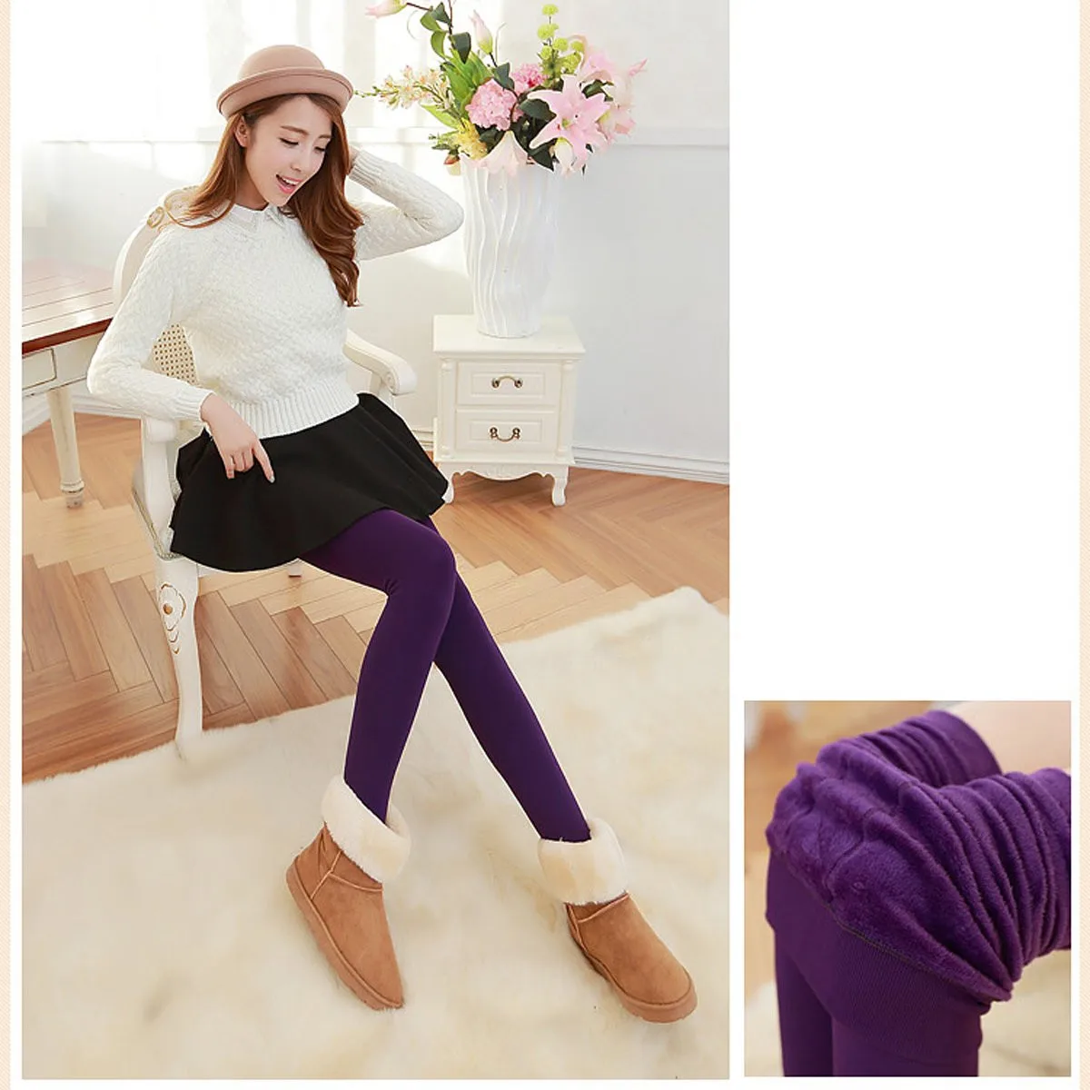 Женские брюки SAGACE зимние плотные теплые флисовые термоэластичные с подкладкой