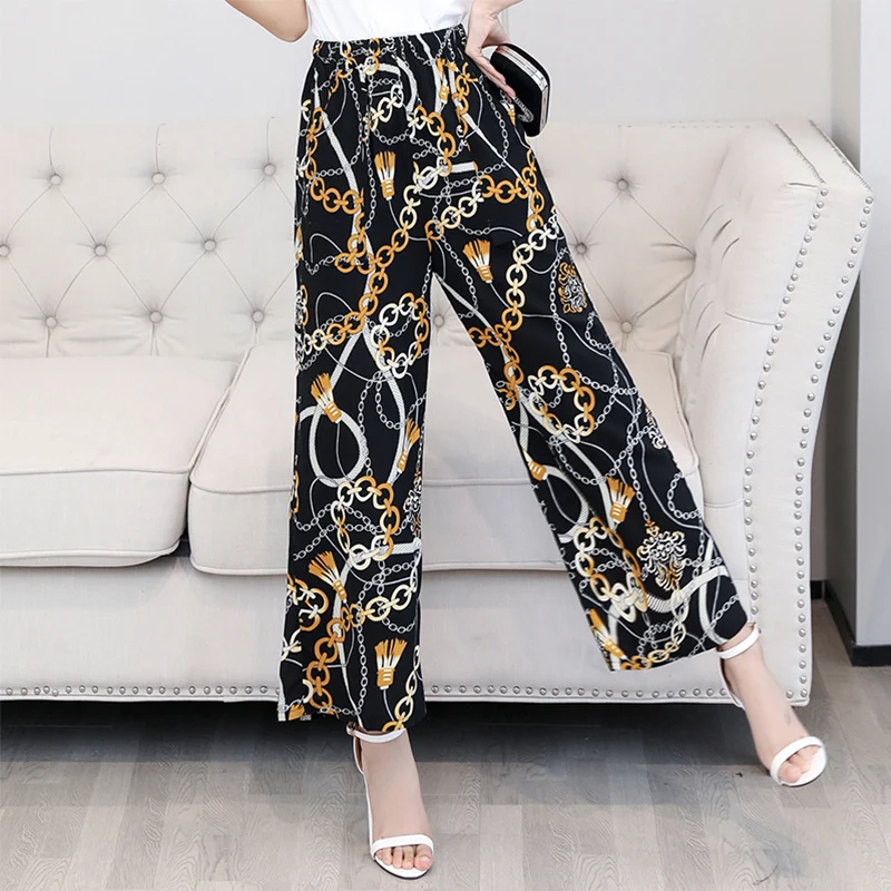 

Women's Wide Leg Pants High Waist Pocket Trousers Summer Female 2021 Fashion Casual Clothing