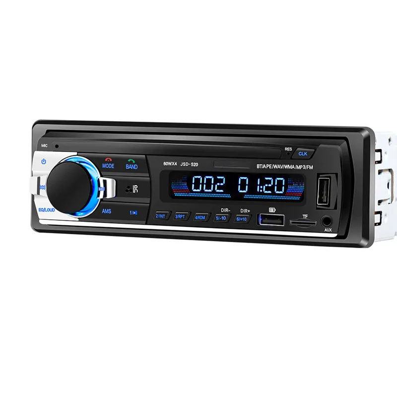Автомагнитола 1 DIN автомобильная аудиосистема FM Bluetooth mp3-плеер мобильная система
