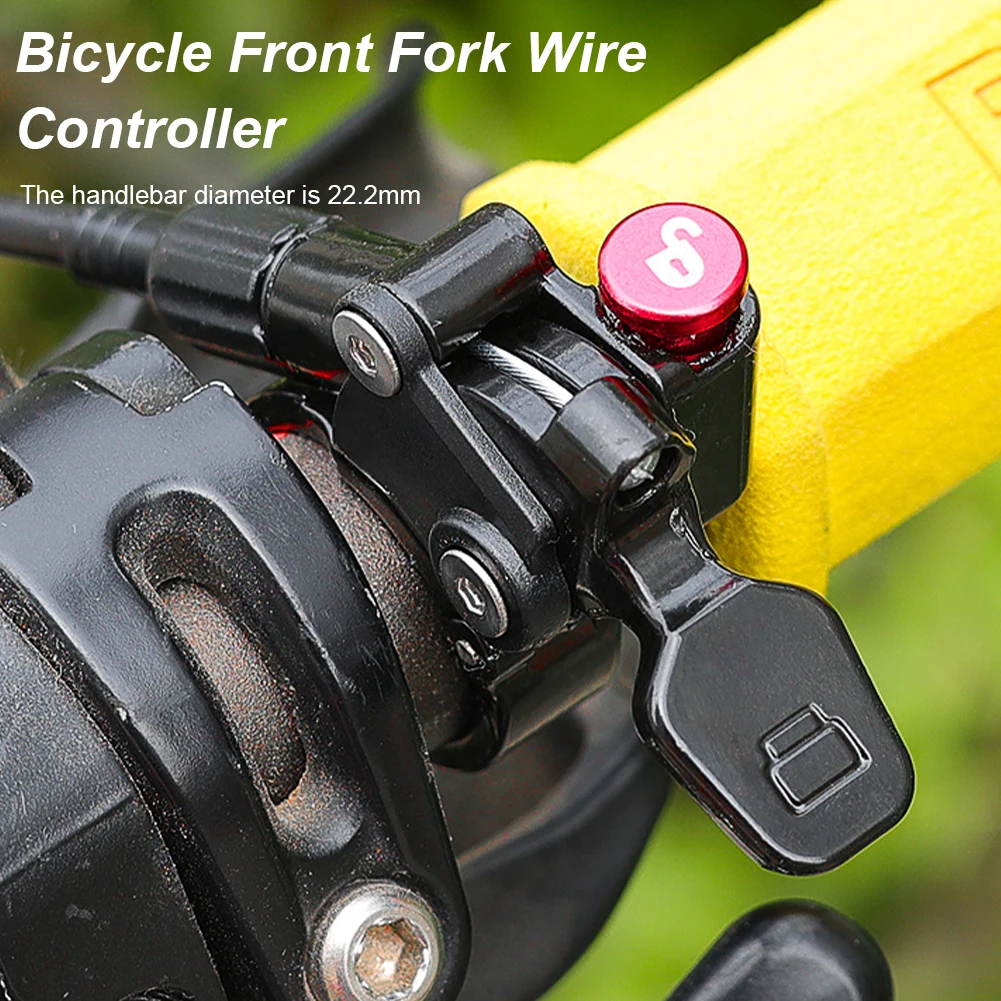 

MTB Bike Remote Lockout Lever Front Fork Wire Control Switch Shock Absorber Front Fork Locking Controller For 22.2mm Handlebar