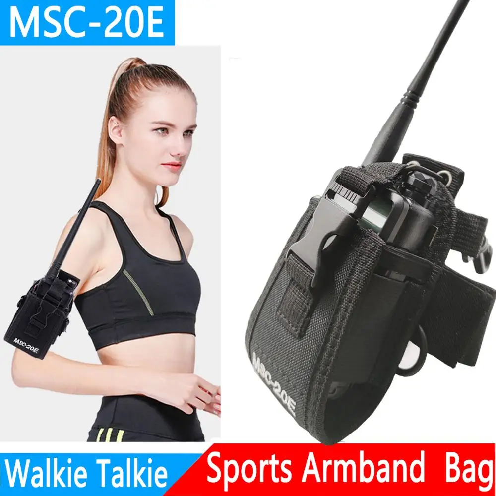 Abbree MSC 20E нарукавник портативная рация нейлоновый чехол держатель громкой связи