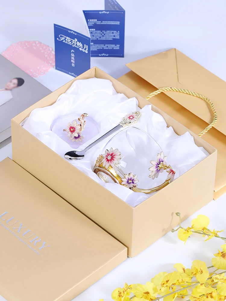 Креативная Милая стеклянная чашка в скандинавском стиле креативная бутылка для