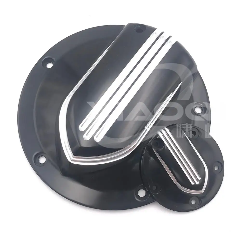 Черные Мотоциклетные аксессуары Дерби таймер для Harley Road King Electra Glide Softail FXS FXDL FXDC