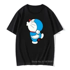 Мужская летняя футболка с мультяшным принтом, Мужская футболка DORAEMON, Повседневная семейная футболка с коротким рукавом, фабричные магазины могут быть графическими