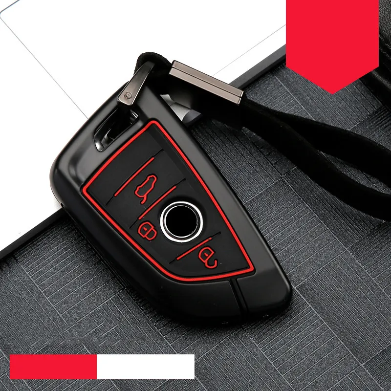 Чехол для автомобильного ключа из цинкового сплава силикагель BMW X1 F48 X3 X4 X5 X6 730 750
